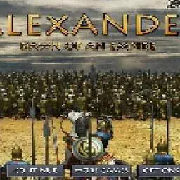 這是一張亞歷山大帝的遊戲內容圖片