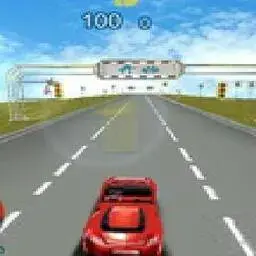 這是一張3D 飆車的遊戲內容圖片