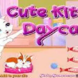 這是一張照顧可愛小貓的遊戲內容圖片