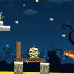 這是一張聖誕夜炮擊殭屍的遊戲內容圖片