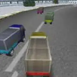 這是一張3D運貨大卡車的遊戲內容圖片