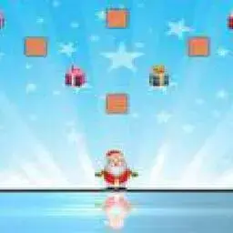 這是一張聖誕老人智取禮物的遊戲內容圖片