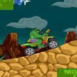 這是一張綠巨人騎摩托2的遊戲內容圖片