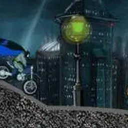 這是一張蝙蝠俠超酷摩托的遊戲內容圖片