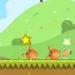 這是一張乖乖兔吃蘿蔔的遊戲內容圖片