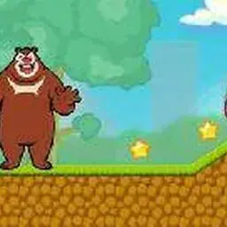 這是一張熊大吃糖果的遊戲內容圖片