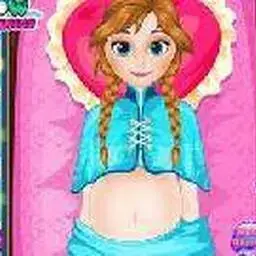 這是一張安娜生下寶寶的遊戲內容圖片