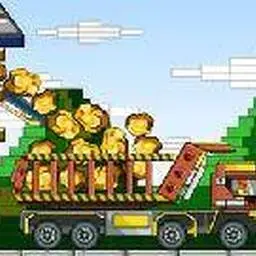 這是一張樂高卡車運輸的遊戲內容圖片