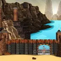 這是一張城堡大門逃脫的遊戲內容圖片
