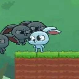 這是一張兔子影分身的遊戲內容圖片